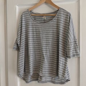Striped gentle fawn t shirt